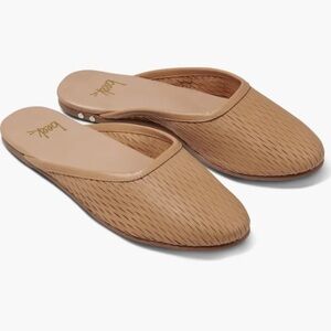 beek Phoebe Perforated Honey Mule Sandals